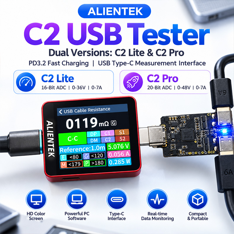 Logic Analyzer Usb - ALIENTEK C2: Probador de Pantalla a