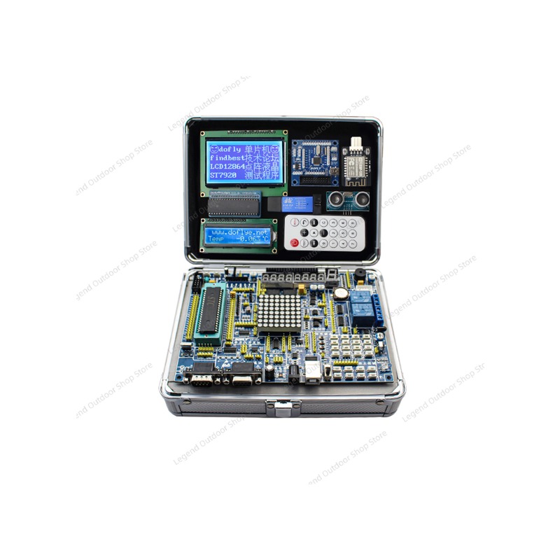 Diy Electronics Box - Placa de Desarrollo LY-51S 51MCU, Caja