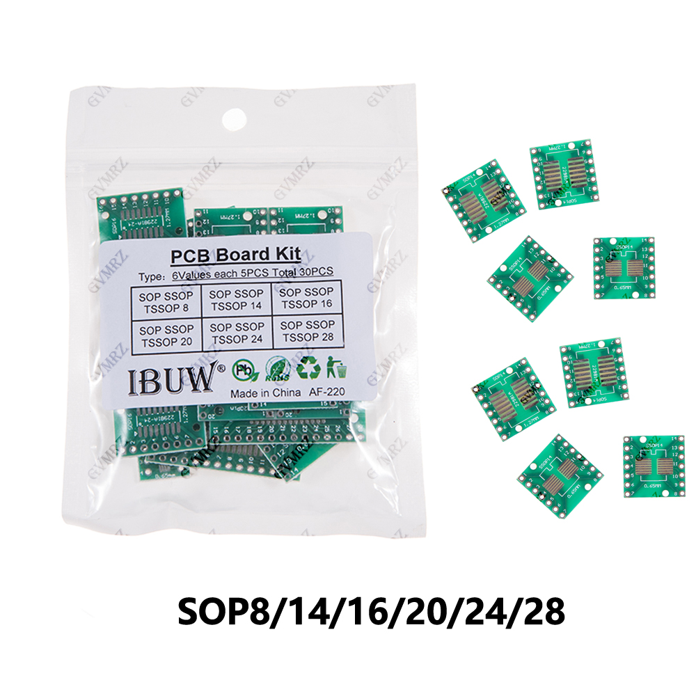 Diy Electronics Project Kit - Kit de 30 Placas Adaptadoras PCB