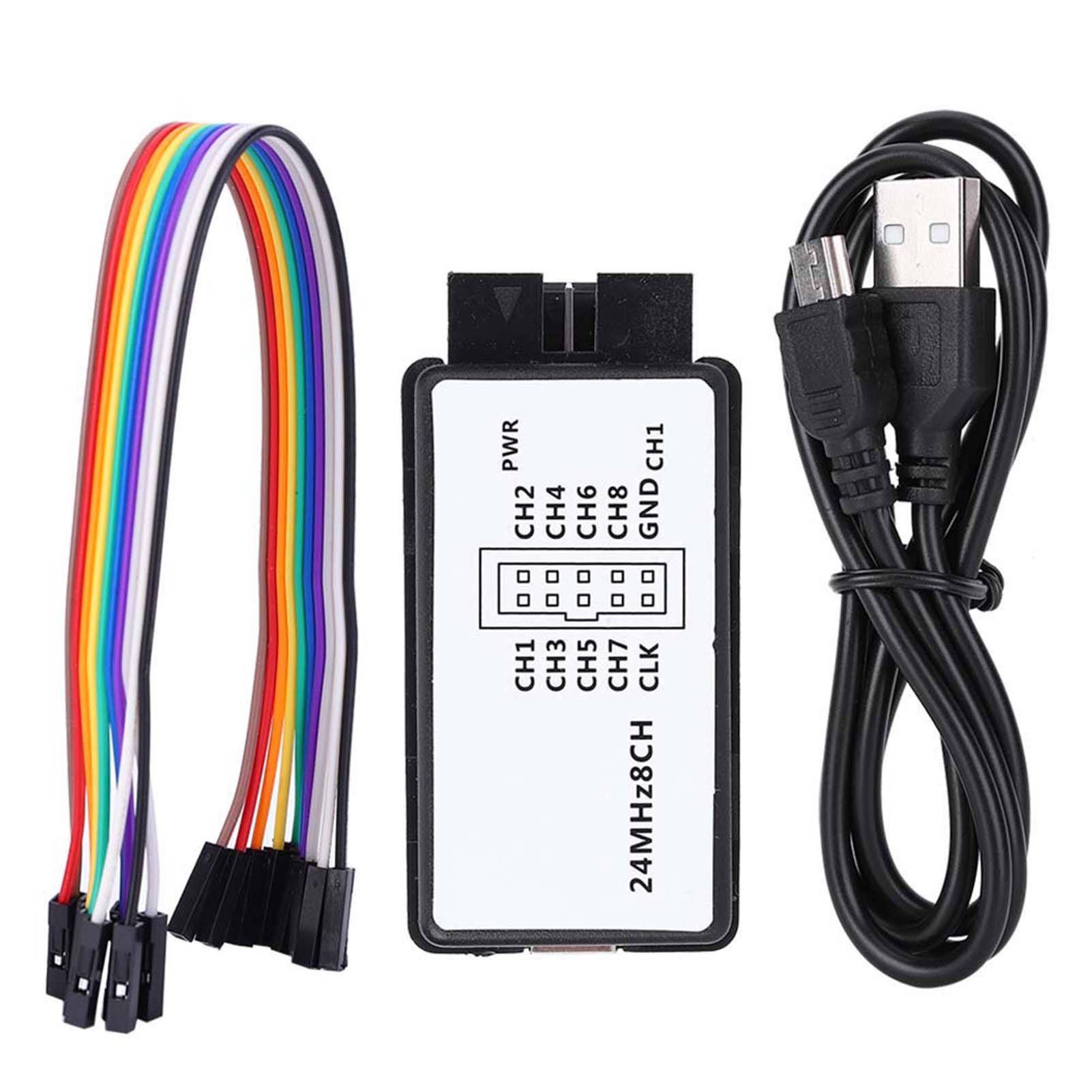 Analizador lógico de 24 MHz, d - Logic Analyzer Usb reseña y precio